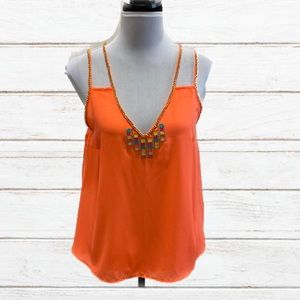 VALENTINE neon orange tank